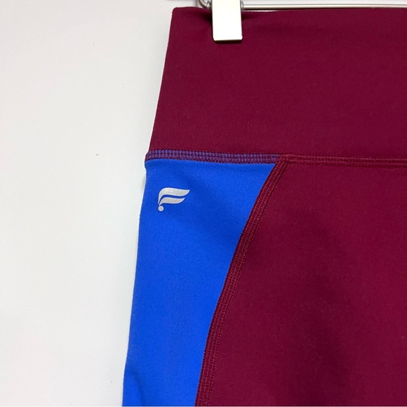 Fabletics On The Go PowerHold High Waisted Legging Pockets Colorblock SZ Medium - Picture 5 of 12